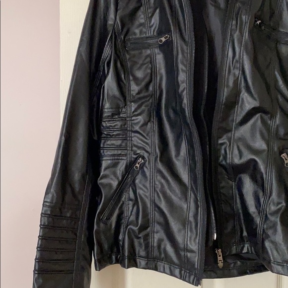 Carmen leather black Moro jacket - Picture 3 of 5